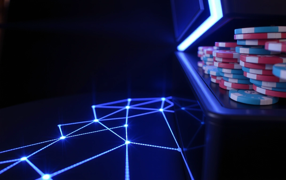 Red digital abstracta